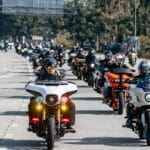 Downtown MC Vists Chiang Rai with 300 Harleys