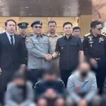 ONCB Officials Take Custody of 4 Fugitives at the Chiang Rai Border