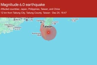 Taiwan Hit With Magnitude 6.1 Earthquake