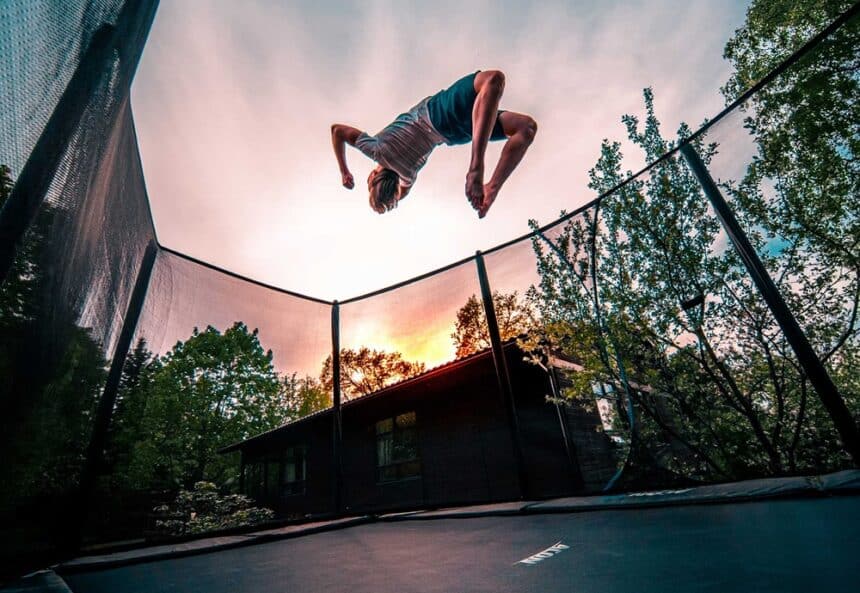 Backflip on a Trampoline
