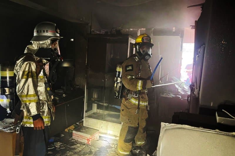 Americans injured in a Building Fire