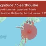 magnitude 7.6 earthquake has hit north-eastern Japan