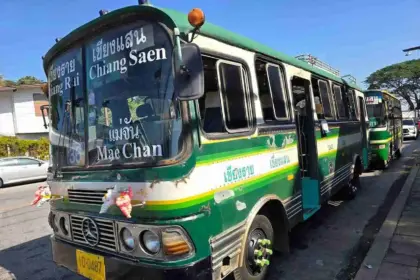 Chiang Rai to Chiang Saen Bus Route Ends