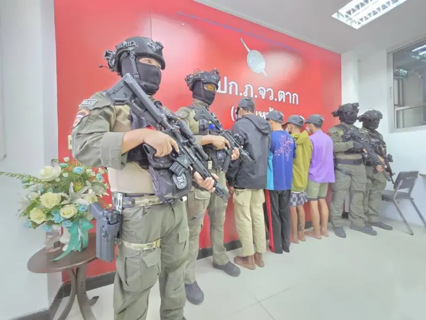 Police Bust Myanmar Youth Gang