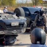 Pickup Transporting 7 Chinese National Crashes During Police Chase