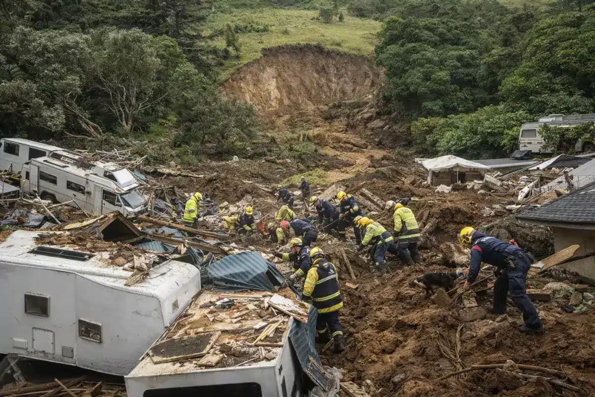 Devastating Landslides Hit New Zealand’s North Island After Torrential Rain