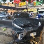 Grab Car Crashes in Chiang Mai
