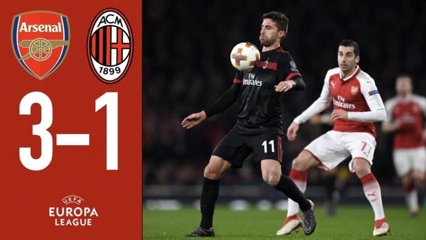 Arsenal Triumph 3-1 Over Inter Milan