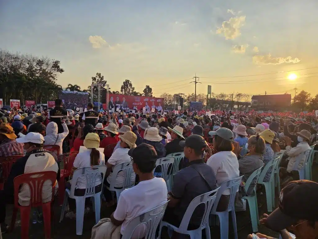 Pheu Thai Rally in Mae Chan, Chiang Rai