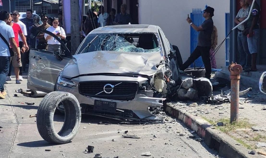 Drunk Driver in Phuket Crashes into 9 Vehicles, Kills French Tourist