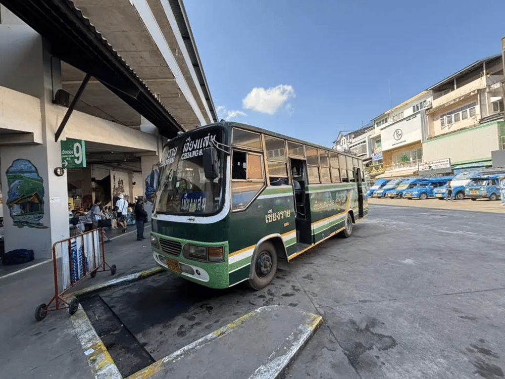 Chiang Rai to Chiang Saen Bus Route