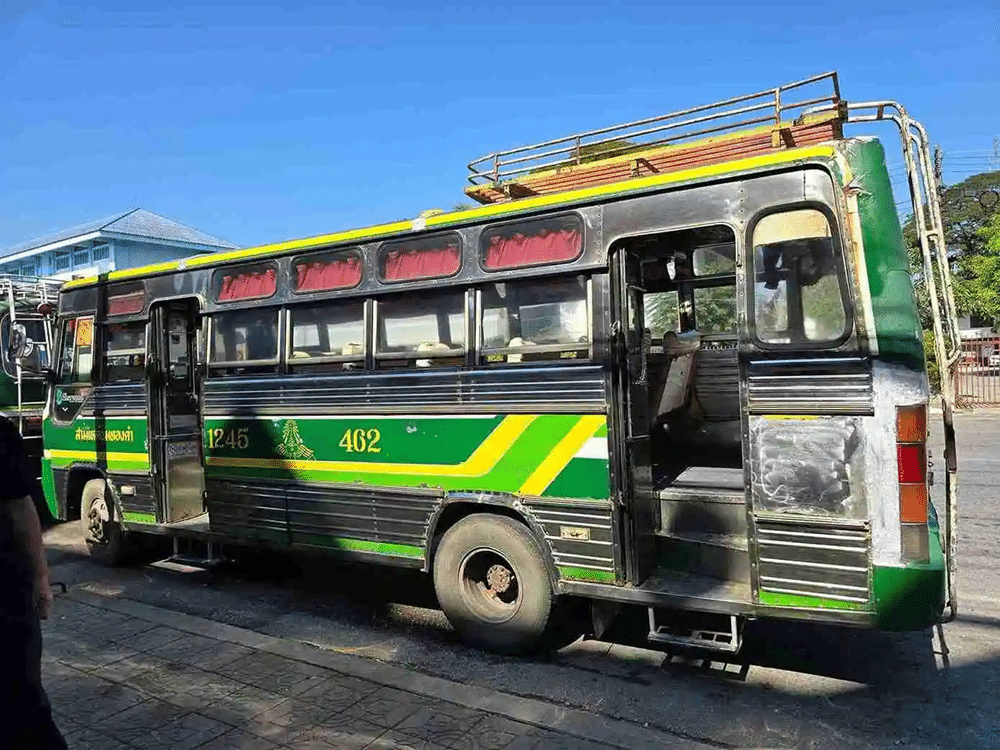 Chiang Rai to Chiang Saen Bus Route