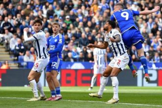 Leicester City vs West Bromwich 2-1
