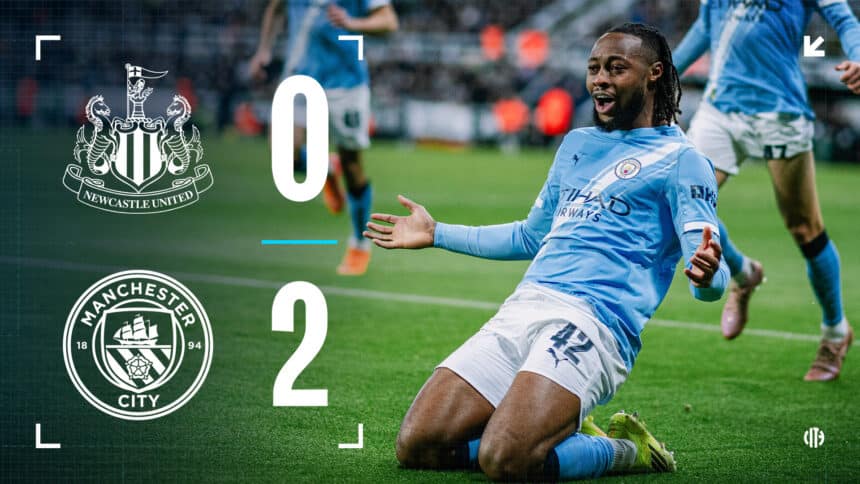 Newcastle vs Manchester City 0-2