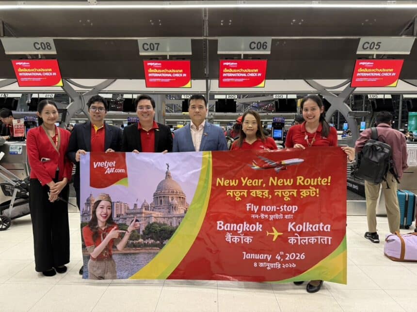Vietjet Thailand Launches Bangkok–Kolkata Service