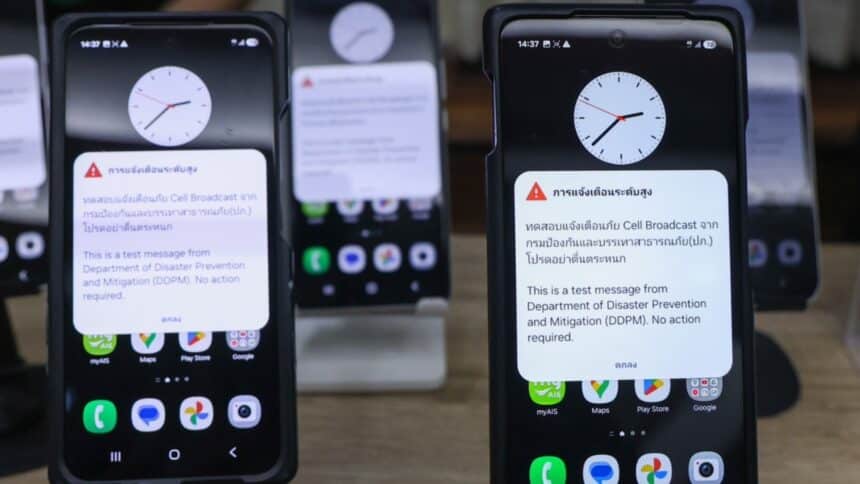 Thailand Emergency Phone Alert Test Today at 2pm: What to Expect