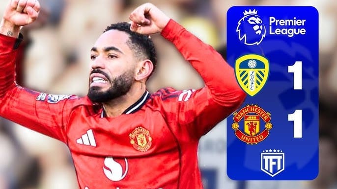 Leeds United Vs Manchester United 1-1