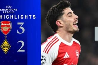 Arsenal vs Kairat 3-2 highlights