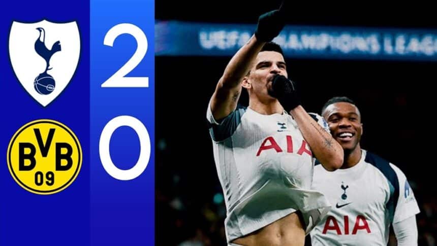 Tottenham Hotspur Beat Borussia Dortmund 2-0