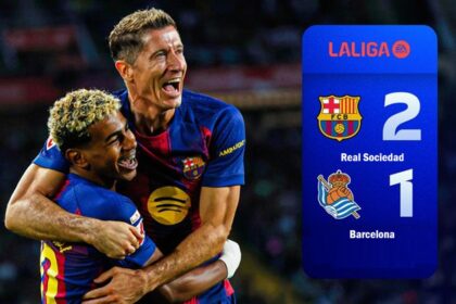 Real Sociedad 2-1 Barcelona