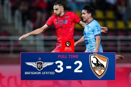 Prime Bangkok vs Chiangrai United 3-2