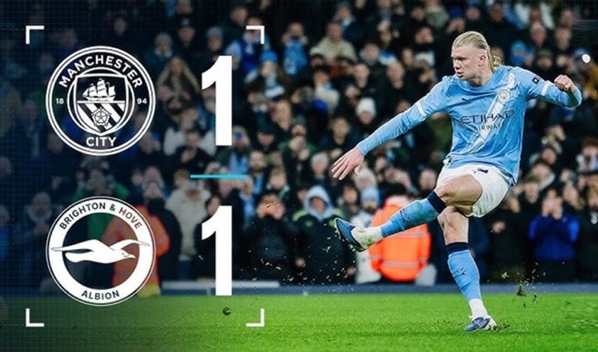 Manchester City and Brighton