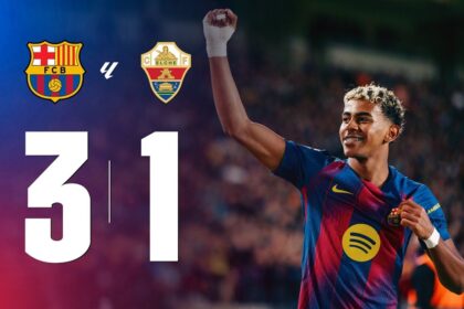 Barcelona Beat Elche 3-1
