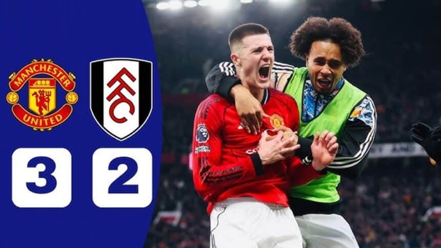 Manchester United claimed a gritty 3-2 win over Fulham