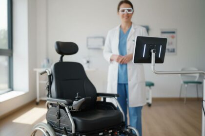 Self-Powered Eye-Tracking System Turns Blinks Into Wheelchair Control