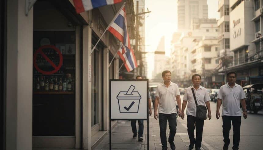 Thailand Election Rules 2026: Alcohol Ban, Campaign Silence, and What People Can (and Can’t) Do