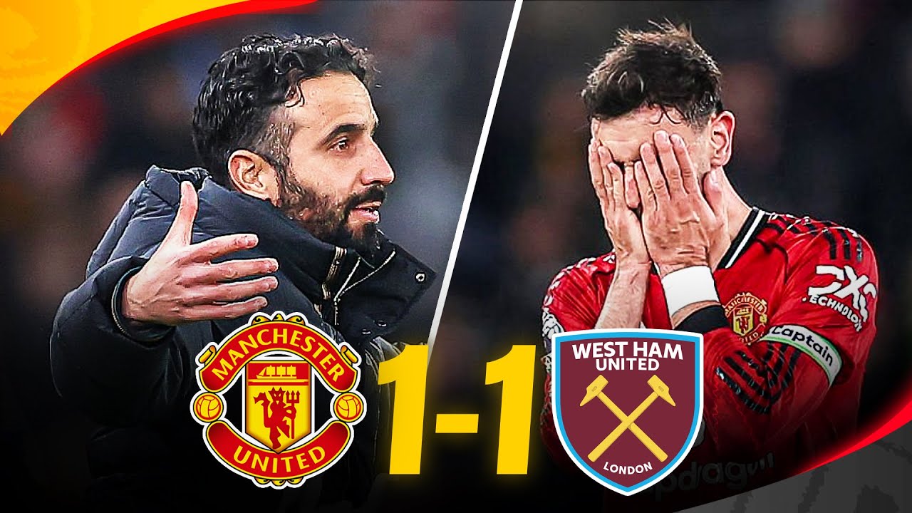 west ham vs man united 1-1