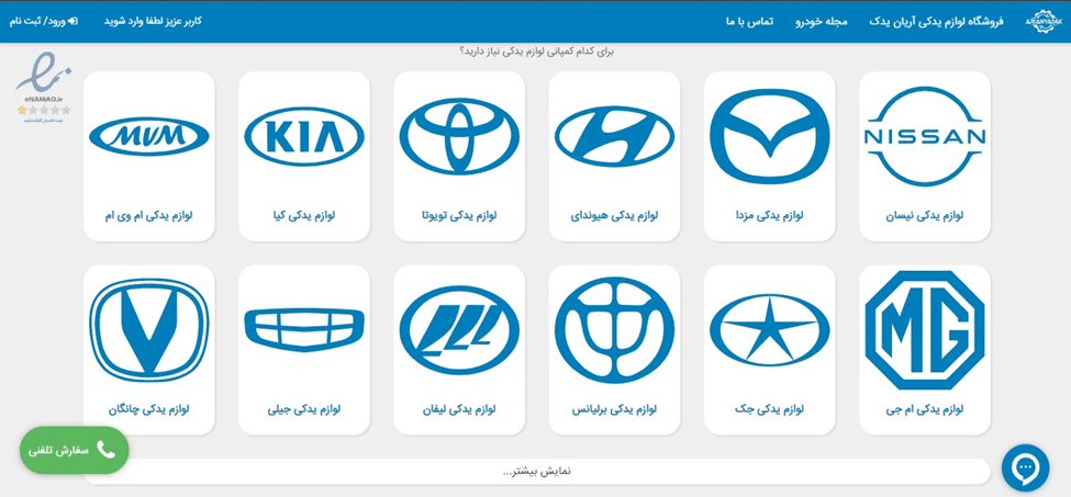 Chinese Car Spare Parts in Iran