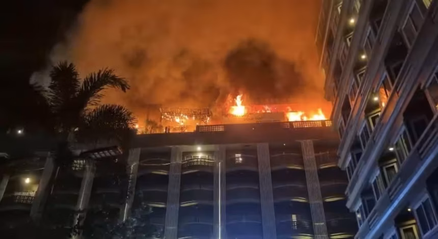 Hotel Fire in Pattaya