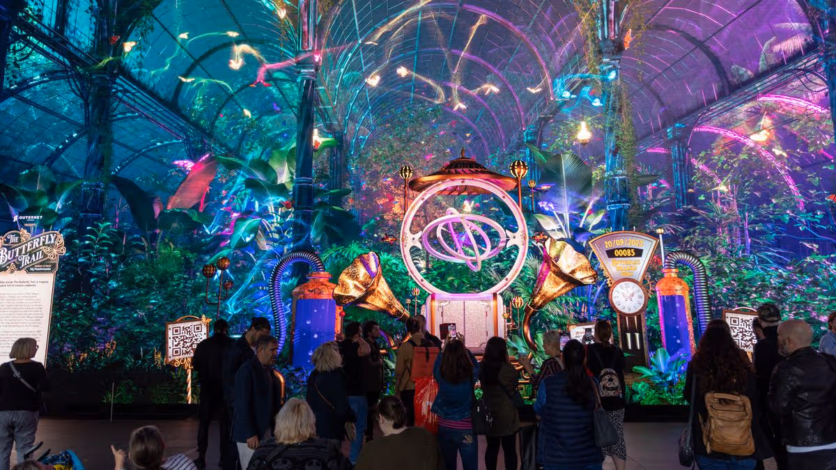 Happitat Launch The Butterfly Trail Thailand's Largest Indoor Digital Display