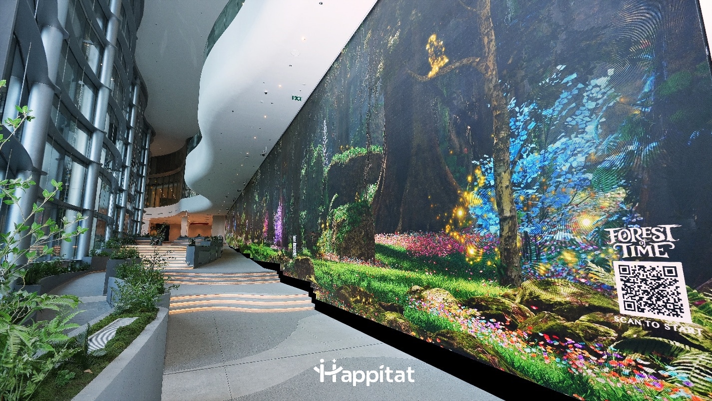 Happitat Launch The Butterfly Trail Thailand's Largest Indoor Digital Display