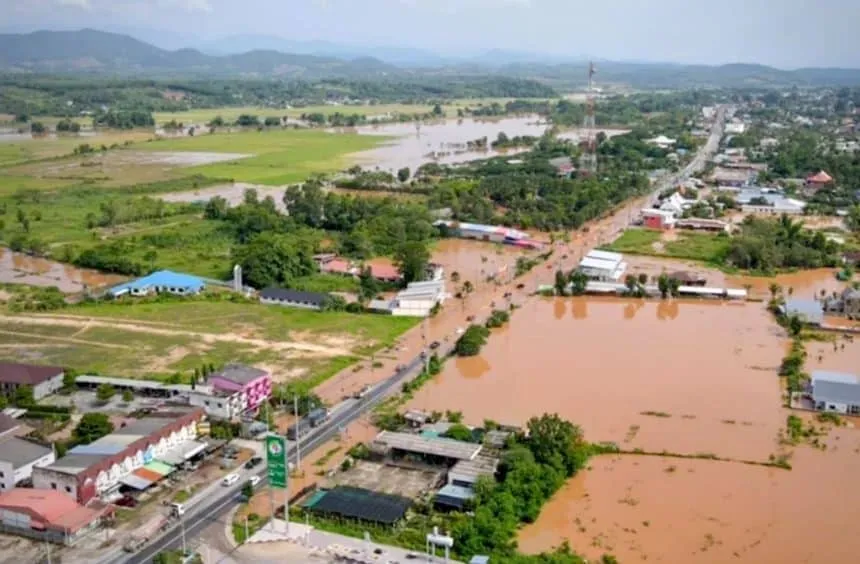 Chiang Rai, Highway, Flooding