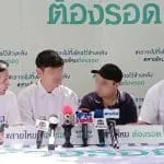 Swedish man holds press conference in Bangkok