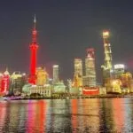 Shanghai's Oriental Pearl Tower and Shanghai Tower