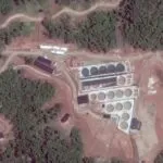 Rare Earth Mining Site in Myanmar, chiang rai kok river