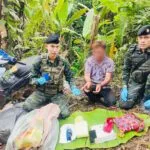 Soldiers Detain Myanmar Man And Seize 300,000 Meth Pills in Chiang Rai’s Mae Fah Luang District