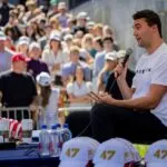 Charlie Kirk speaking shortly before he was shot at Utah Valley University