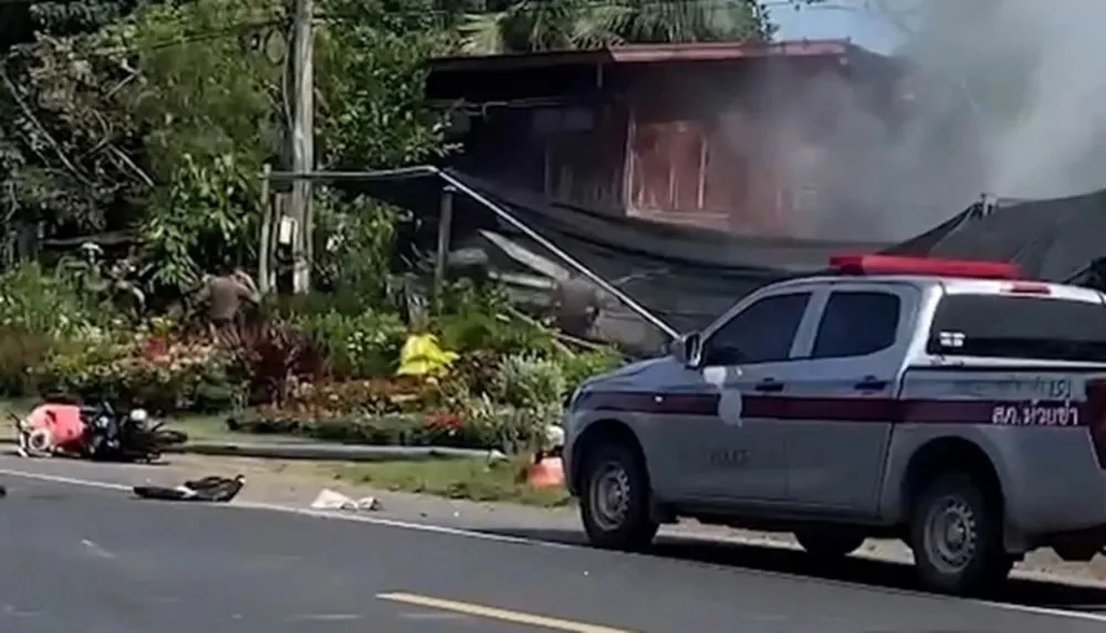 Drug Addict Crashes into Motorcycle