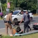 Drug Addict Crashes into Motorcycle