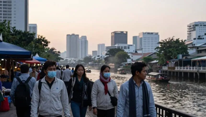 Bangkok Could Hit 18°C in Early Jan 2026: Thailand’s Two Cold Surges Explained