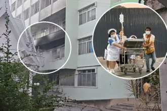 Phrae Hospital Evacuates 124 Patients Over Second Floor Fire