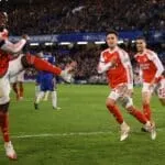 Chelsea losing 2-3 to Arsenal