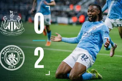 Newcastle vs Manchester City 0-2