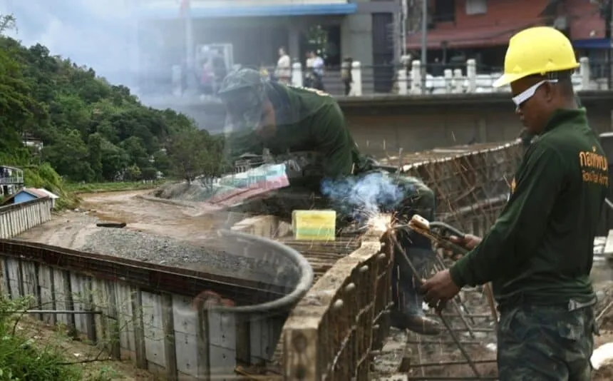Residents in Mae Sai Angered Over 3 Billion Baht Flood Barrier Project